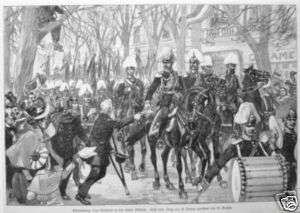 1896#Kaiser Wilhelm II.#Parade#Uniform#Garde#Marsch  