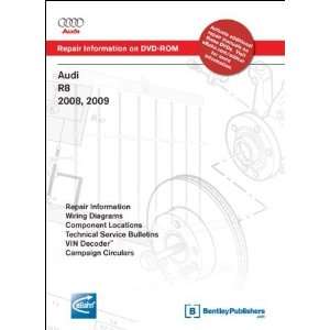 Audi R8 2008, 2009: Repair Manual on DVD ROM [CD ROM]: Audi 