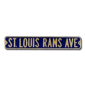  St. Louis Rams Authentic Street Sign: Sports & Outdoors
