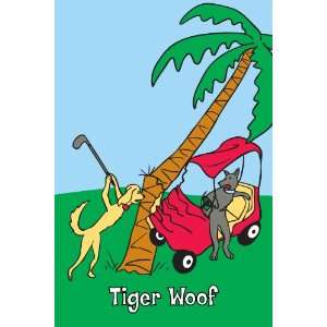  Tiger Woof, Rawhide Greeting Card for Dogs: Kitchen 