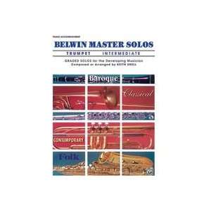   00 EL03389 Belwin Master Solos, Volume 1  Trumpet Musical Instruments