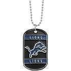 OFFICIAL NFL DETROIT LIONS NECKLACE CHAIN DOG TAG (NEW)