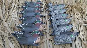 Green Winged Teal Decoy   First Flight Duck Decoys   12 Pack  