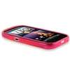Hot Pink Gel TPU S Line Hybrid Cover Case Skin For T Mobile HTC Amaze 