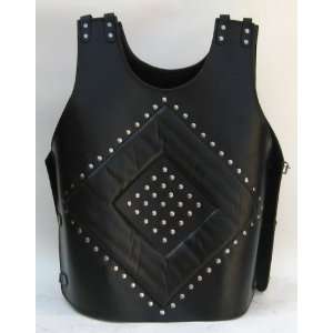   HANDTOOLED HANDCRAFTED LEATHER ARMOR JACKET 