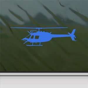  OH 58 Kiowa Scout Helicopter Blue Decal Window Blue 