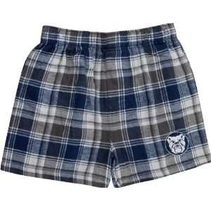  Butler Bulldogs Navy/Charcoal Legend Flannel Boxer Shorts 