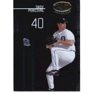  2005 Leaf Certified Materials #174 Troy Percival   Detroit 