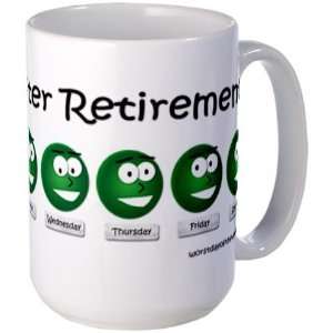  Retirement Funny Large Mug by CafePress: Everything Else