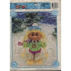   : Ross Troll Born to Ski 12 Piece Frame Tray Puzzle: Everything Else