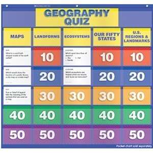   Geography Class Quiz   Grades 2 4 Pocket Chart Add ons