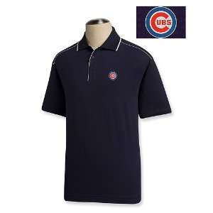 Chicago Cubs Mens Alliance Organic Polo By Cutter & Buck Large 