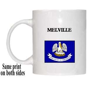   US State Flag   MELVILLE, Louisiana (LA) Mug 