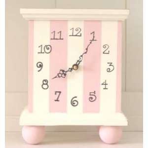 pink table top clock 