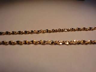 GOLD FASHION TWISTED NUGGET CHAIN (#28 )  