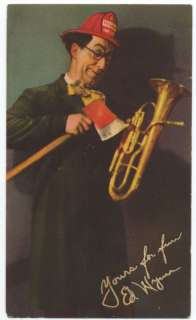 ED WYNN as FIREMAN TEXACO FIRECHIEF GASOLINE 1932 Radio  