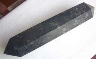   NATURAL BLACK TOURMALINE CRYSTAL DOUBLE POINTS POLISHED HEALING  