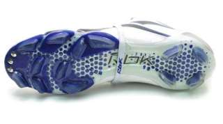   II Men Futbol Soccer Cleats Shoes 182553 White Royal Blue FG  