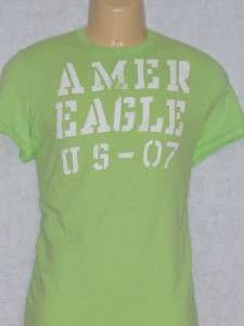 American Eagle AE Mens Lime Green T Shirt New NWT  
