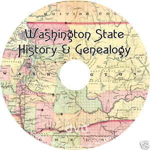 Washington State History & Genealogy Books on DVD  