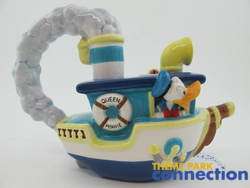 Disney Mickey Donald Queen Minnie Ship Boat Rare Teapot  