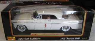  Special Edition 1/18 1956 Chrysler 300B Die Cast Car with Box  