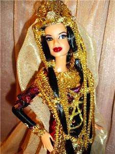 Queen Esther Of Persia ~ Dark version Barbie Doll ooak bible character 