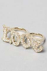 Soho Collection The 3 Finger Brass Knuckle Ring  Karmaloop 