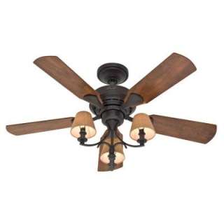 Hunter 48 in. Newstead New Bronze Ceiling Fan 28703 at The Home Depot