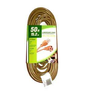 50 ft. 16/3 Light Duty Indoor/Outdoor Landscape Cord HD#266 619 at The 