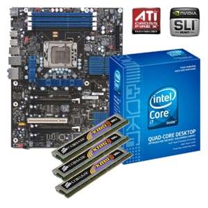  DX58SO Motherboard & Intel Core i7 920 Processor w/ Fan & Corsair 
