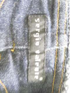 SERGIO VALENTE Blue Denim Straight Jeans Skirt Sz S  