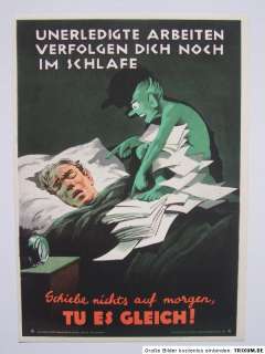 Werbung Reklame 20er 50er Psychologie Berlin Plakat 35  