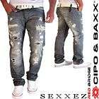 Cipo & Baxx Jeans by Red Bridge Jeans Distressed Styl farbe Grau NEU 