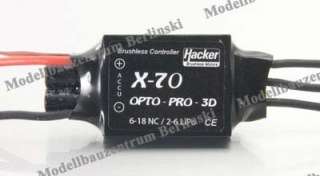 Hacker Speed Controller X 70 OPTO Pro 3D #87400007  