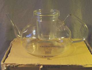 Teekanne Glas Ilse Decho   Jenaer Glas Nr. 5110  