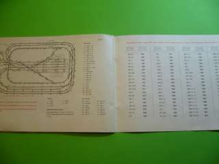 201K01 Heft MÄRKLIN Gleispläne Spur H0 1957 Gleisplanheft 0320 Track 
