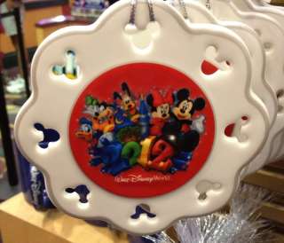 Disney 2012 Mickey Mouse Disc Ornament NEW  