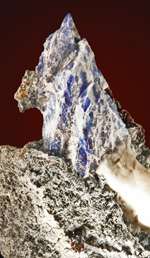 SharpRoyalBlue BENITOITE Crystals+Matrix CA  