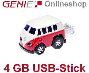 USB Stick VW Bully Bulli Bus T1 4GB 4 GB Auto Car Design Fun Edel 