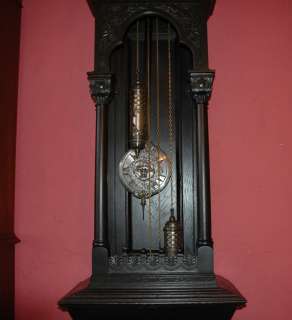 Groschkus Bodenstanduhr Eiche Historismus/ Jugendstil/ L. Furtwängler 