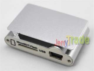 Latest Clip Mini USB  Music Media Player Gift Support 1 2 4 8GB TF 
