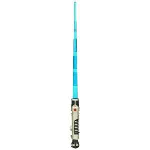   87910   Star Wars Clone Wars Lichtschwert Obi Wan Force Action, blau
