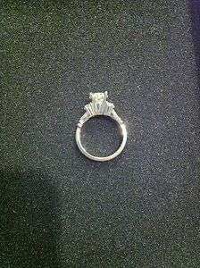 Platinum Engagement Ring: 1.13 Carat Heart Shaped Diamond  