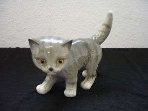 GOEBEL Porzellanfiguren graue Katze (Art.1650 213)  