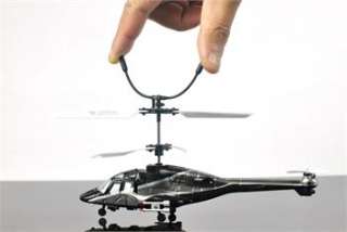   Mini 3CH 3 Channel Wireless RC Remote Control Black Sky Fly Helicopter