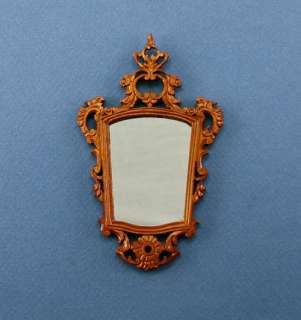 Lovely Dollhouse Miniature Fancy Framed Mirror #RY3017  