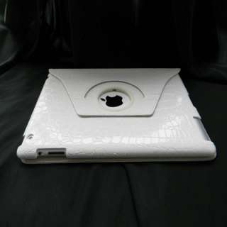 iPad 2 Ultra stylish 360° Rotating Leather case Smart Cover w 