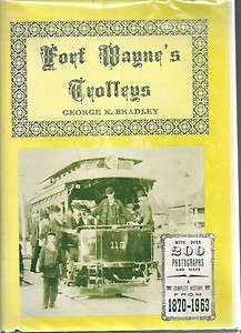 1870 1963 Fort Wayne Indiana Trolley Interurban Street Car History 1st 