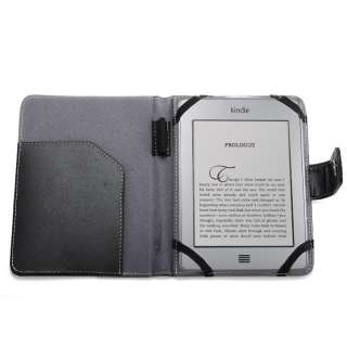 PU Leather Cover Case Shell For  Kindle Touch 3G WIFI + LED 